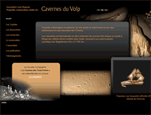 Tablet Screenshot of cavernesduvolp.com